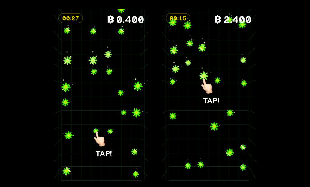Blum Drop Game Strategy Freeze Bomb Screenshot